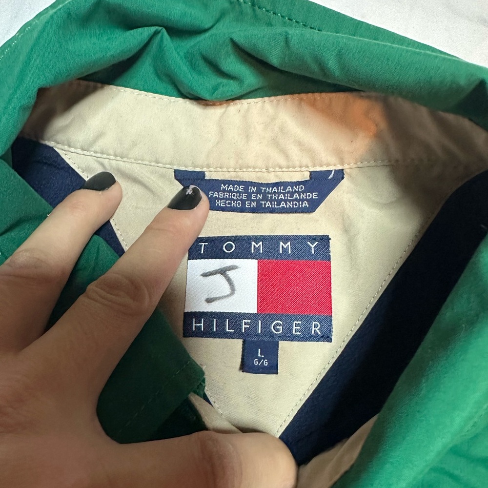 Tommy Hilfiger Green Windbreaker Jacket - Picture 5 of 16